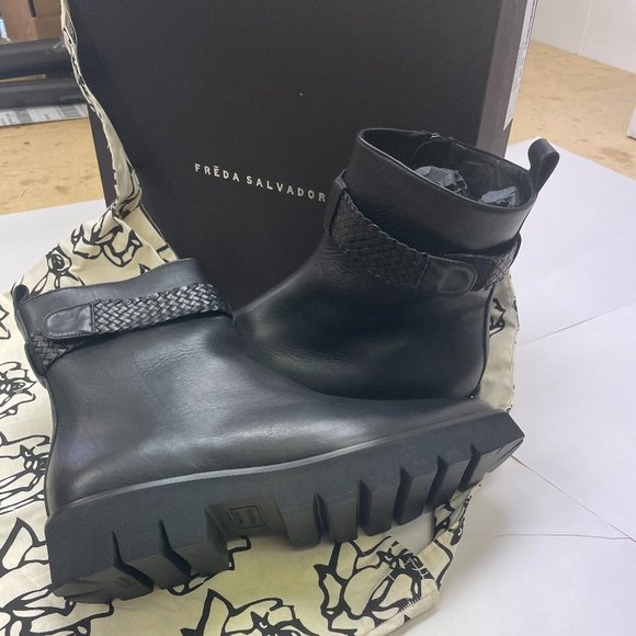 FREDA SALVADOR FLORA LUG SOLE BOOT BRAND NEW - Picture 1 of 3